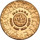 Israel. Masada, State Gold Medal, 1965 Choice Brilliant Unc - 2