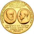 Israel. Rothschilds (Knesset), State Gold Medal, 1966 ProofLike Brilliant Unc