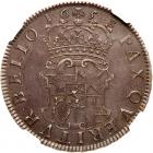 Great Britain. Crown, 1658/7 NGC AU55 - 2