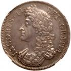 Great Britain. Crown, 1687 NGC AU58