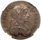 Great Britain. Shilling, 1676 NGC AU53