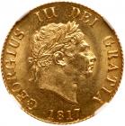 Great Britain. Half Sovereign, 1817 NGC MS64