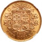 Canada. 5 Dollars, 1913 NGC MS63 - 2