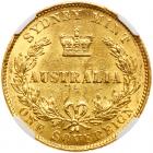 Australia. Sovereign, 1865 (Sydney) NGC MS61 - 2