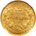 Australia. Sovereign, 1867 (Sydney) NGC MS61 - 2