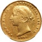 Australia. 1/2 Sovereign, 1858 NGC EF40