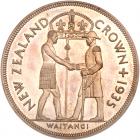 New Zealand. 'Waitangi' Crown, 1935 PCGS Proof 62 - 2