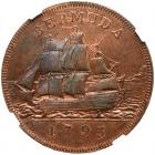 Bermuda. Penny, 1793 NGC MS65 RB - 2