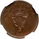 Ireland. Proof Farthing, 1806 NGC PF63 BR - 2