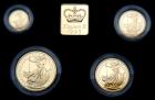 Great Britain. Gold Proof Britannia Set: 100, 50, 25 and 10 Pounds, 1995 Choice