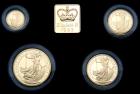 Great Britain. Gold Proof Britannia Set: 100, 50, 25 and 10 Pounds, 1995 Choice