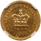 Great Britain. Third Guinea, 1808 NGC AU58 - 2