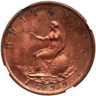 Great Britain. Halfpenny, 1799 NGC MS64 RB - 2