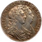 Great Britain. Halfcrown, 1689 PCGS AU58