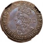 Great Britain. Briot Sixpence, ND NGC MS63