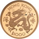 Hong Kong. 1000 Dollars, 1976 NGC PF68 UC - 2