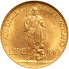 Italian States: Papal/Roman States. 100 Lire, 1941 ANACS MS65 - 2