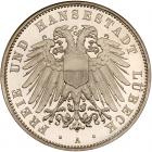 German States: Lubeck. 3 Mark, 1912-A NGC PF64 CAM