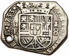 Mexico. Cob 8 Reales, 1733-Mo MF Fine to VF