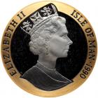 Isle of Man. 'Penny Black' 5 Crown, 1990 Gem Proof