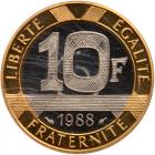 France. 10 Francs, 1988 Choice Brilliant Proof - 2