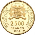 Dahomey. 2500 Francs, 1971 Choice Brilliant Proof