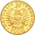 Austria. 1000 Schilling, 1976 Choice Brilliant Unc