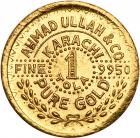 India. Ahmad Ullah & Company. 1 Tola, Undated NGC MS64