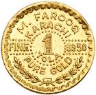 India. Karachi - M. Farooq. 1 Tola, Undated NGC MS63