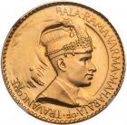 India: Travancore. Gold Off Metal Striking of Chuckram, ND (1939-1949) NGC Proof