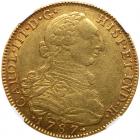 Colombia. 8 Escudos, 1787-NR JJ NGC EF45