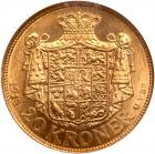 Denmark. 20 Kroner, 1914-VBP NGC MS66 - 2