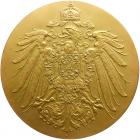 German States: Prussia. Large Gilt-Bronze Medal, ND Unc - 2