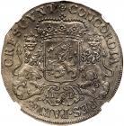 Netherlands: Overijssel. Ducaton (Silver Rider), 1734 NGC Unc - 2