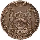 Bolivia. 8 Reales, 1770-JR (Potosi) NGC VF35