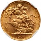 Australia. Sovereign, 1906-M NGC MS63 - 2