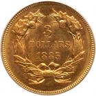 1885 $3 Gold PCGS MS64 - 2