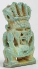 Egypt Faience Bes Amulet. Late Period, Circa 700-300 BC