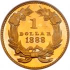 1888 $1 Gold Indian PCGS Proof 64 - 2