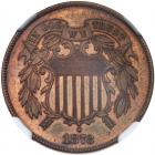 1873 2C. Closed 3 NGC PF64 BR