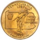 1999-P Pennsylvania 25C PCGS MS67 - 2