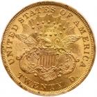 1873 $20 Liberty. Open 3 PCGS MS61 - 2