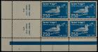 1950 First Airmail Tab Block Sets (x4) (Sc C1-C6)