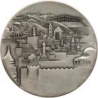 Israel. Rare Lot of Four 1969 Jerusalem Mayor's Presentation Medals featuring Jerusalem Panorama - 2