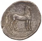 Iberia, Punic issues. Silver 1/2 Shekel (3.53 g), ca. 237-209 BC About VF - 2