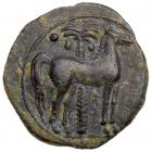 Zeugitania, Carthage. AE (2.50 g), ca. 400-350 BC Choice VF - 2