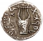 Judaea, Bar Kokhba Revolt. Silver Zuz (3.15 g), 132-135 CE VF - 2