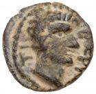 Gadara in Decapolis. Tiberius. AE 12 (1.30 g), AD 14-37 EF