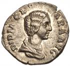 Didia Clara. Silver Denarius (2.98 g), Augusta, AD 193 Choice VF