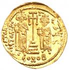 Constans II. Gold Solidus (4.39 g), 641-668 Mint State - 2